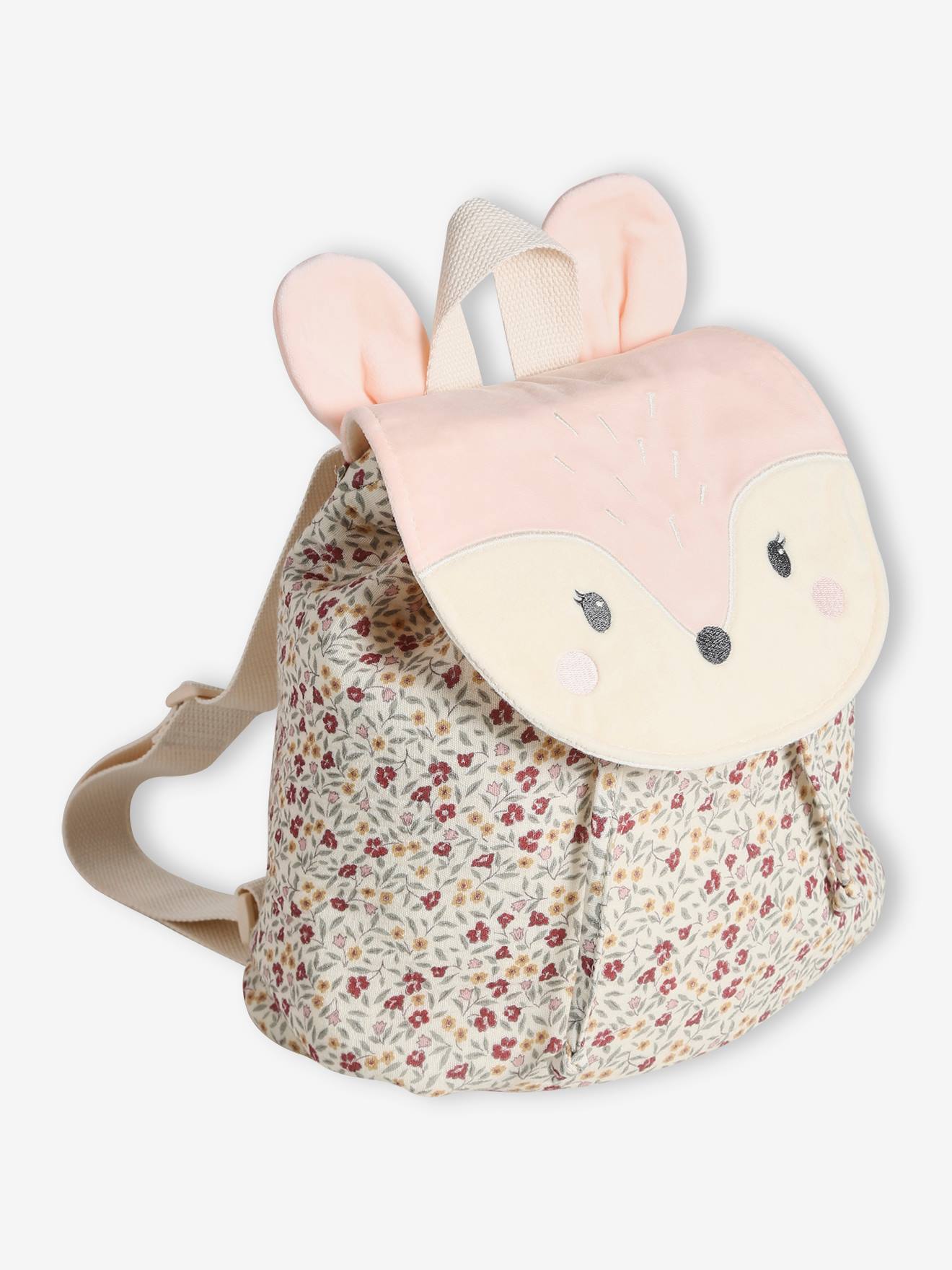 Sac à dos fille maternelle chatounet rose Vertbaudet