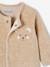 Pyjama bébé mixte velours animal personnalisable beige chiné+gris chiné 3 - vertbaudet enfant 