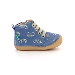 KICKERS Bottillons Sonizip bleu  - vertbaudet enfant