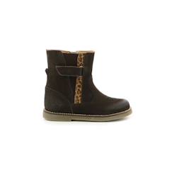 -Boots - ASTER - Saveta - Cuir - Marron - Zip