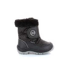 -Boots - KICKERS - Jumpsnow Wpf - Noir - Synthetique - Fourrure naturelle