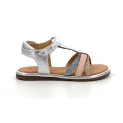 Chaussures-Chaussures fille 23-38-MOD 8 Sandales Paradis argent