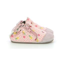 -Chaussons - Robeez - Fruity Day - Cuir - Doublure Textile - Zip