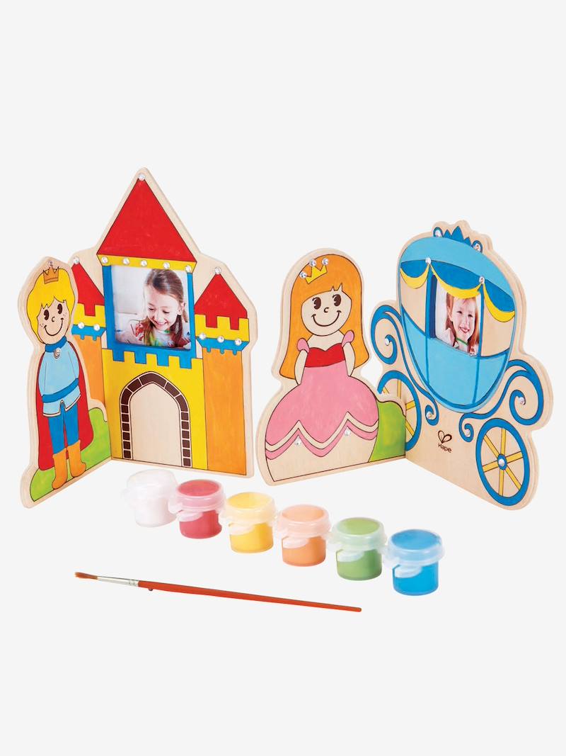 Cadres à photos à peindre multicolore Hape