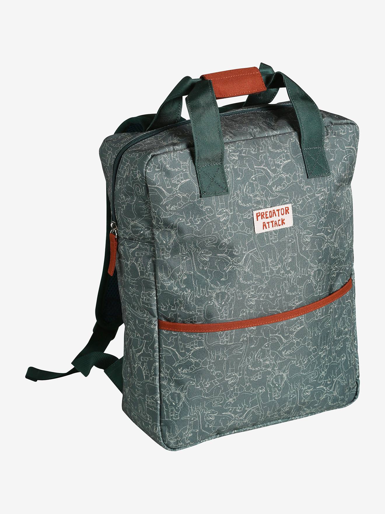 Sac à dos dinosaures garçon vert sapin