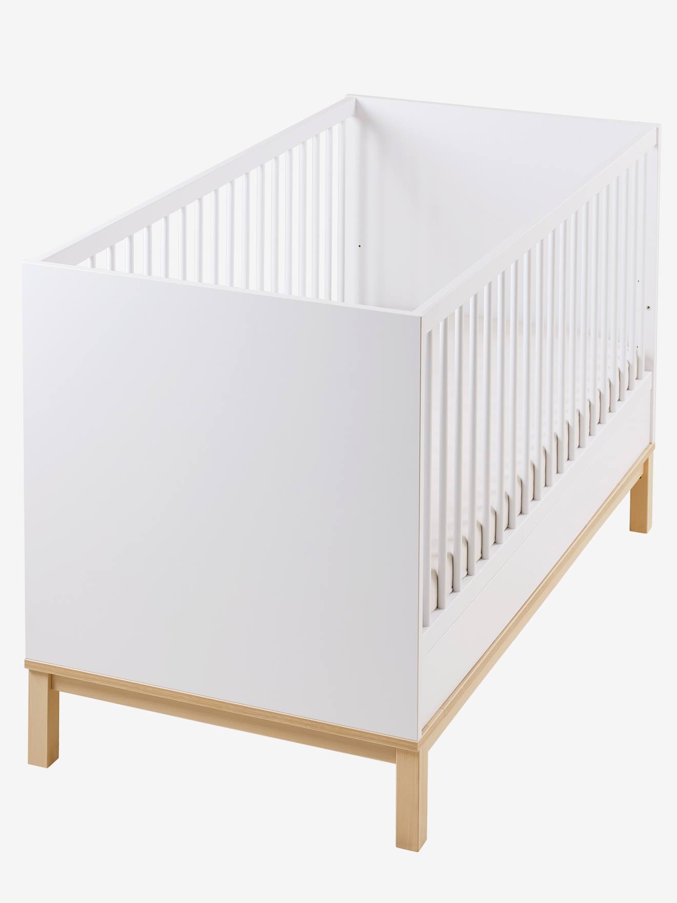 Lit Bébé évolutif 70x140cm COMETE blanc (Vertbaudet) - Image 2