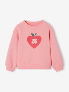 -Sweat Basics motif placé fille