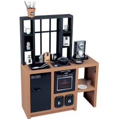 Jouet-Cuisine pour enfants Smoby Loft avec 32 accessoires, design industriel, dès 3 ans