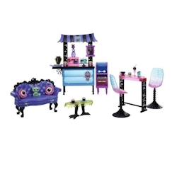 Jouet-Monster High-Au Cercueil Gourmand-Coffret décor de café HHK65