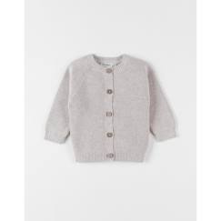 -Cardigan - Non spécifié - 18M - Beige - Tricot fin - Col boutonné