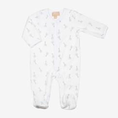 -Pyjama naissance Sophie la Girafe - TROIS KILOS SEPT - Blanc - Unisexe - Velours bio