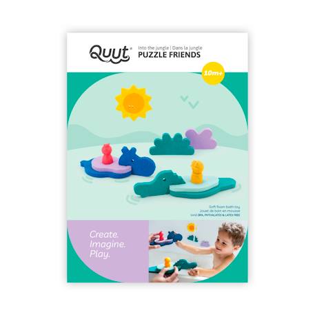 Puzzle de bain Friends - BLEU+BLEU+vert 17 - vertbaudet enfant 