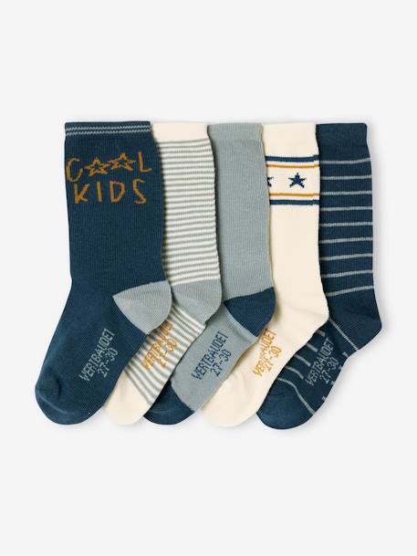 Garçon-Sous-vêtement-Lot de 5 paires de chaussettes "Cool Kids" garçon