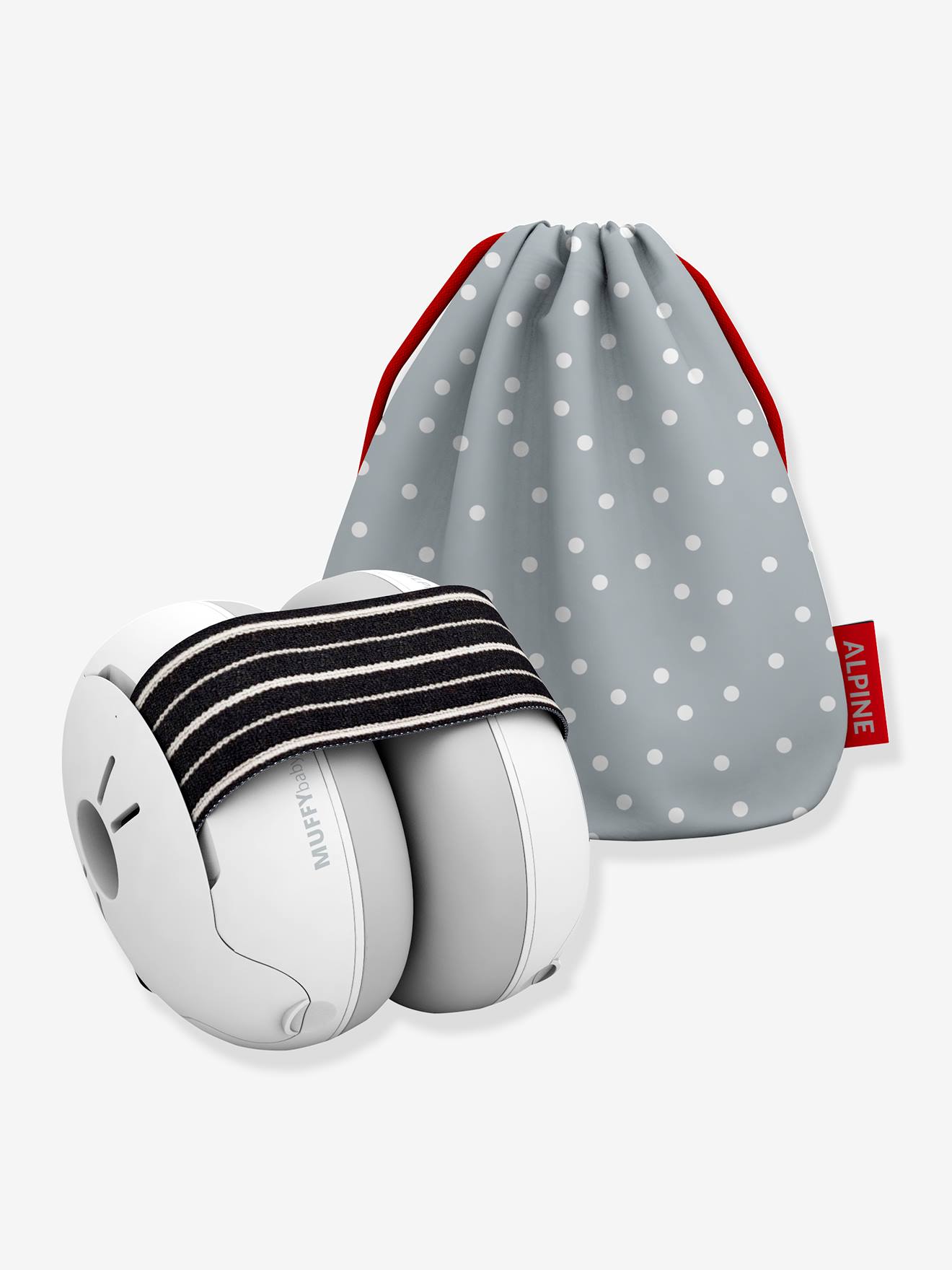 Casque antibruit Muffy baby noir (Alpine) - Image 1