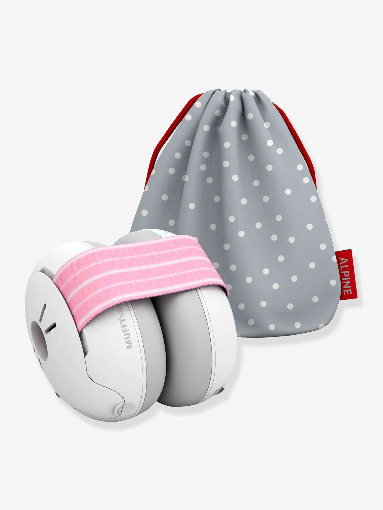 Casque antibruit Muffy baby rose (Alpine) - Image 1