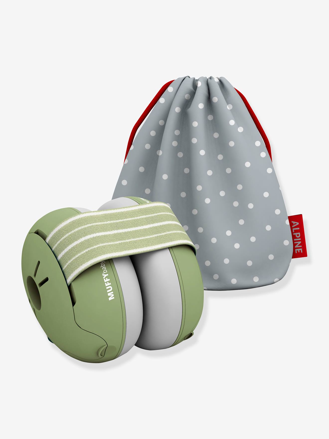 Casque antibruit Muffy baby vert (Alpine) - Image 1