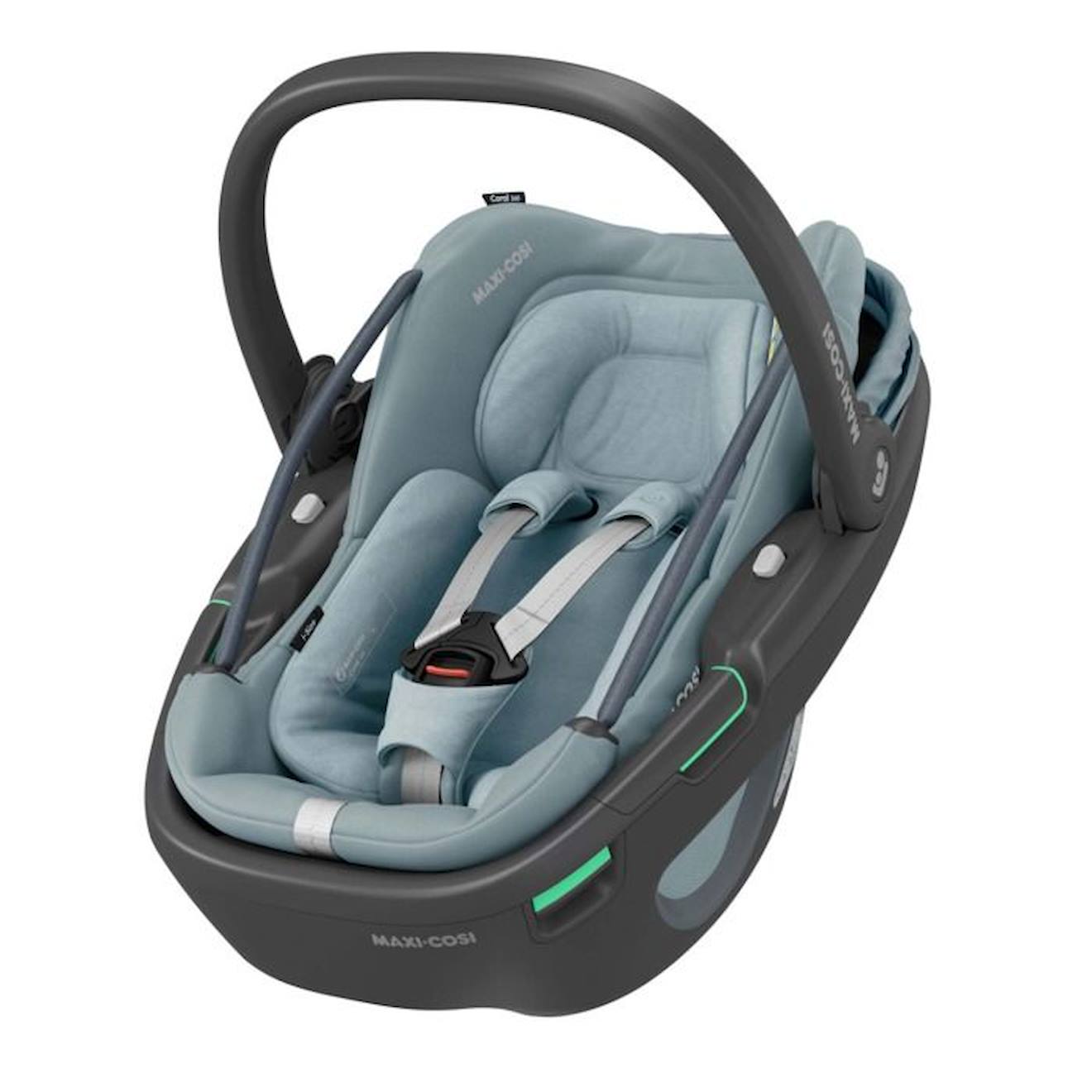 MAXI-COSI CORAL 360, Cosi avec nacelle amovible, Groupe 0+, I-Size,  Rotatif, Essential Grey vert -