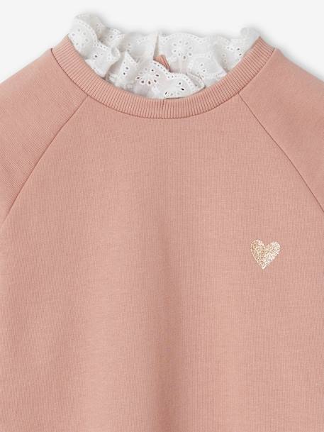 VERTBAUDET Robe Molleton à Capuche Fille - Détails Fantaisie Et Confort Doux