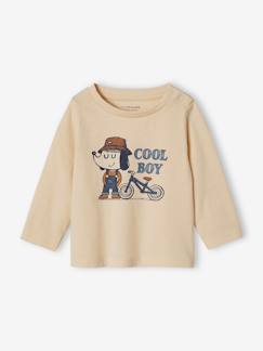 -T-shirt motif "cool boy" bébé garçon en coton bio