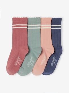 -Lot 4 paires de chaussettes sport fille