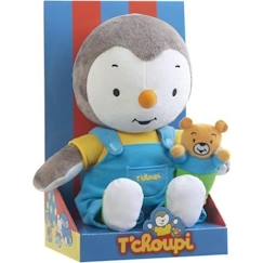 Jouet-Jemini T'choupi - Peluche Tchoupi 30 cm avec ourson