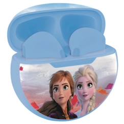 Jouet-Lexibook - Ecouteurs sans fil La Reine des Neiges 2 pour enfants - Violet - Bluetooth 5.1 - Microphones intégrés