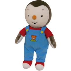 Jouet-Peluche T'choupi - Jemini - T'choupi +/- 45cm - Intérieur - Bleu - Garçon et Fille - 12 mois+