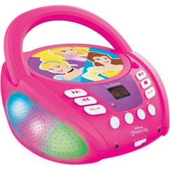 Jouet-Lecteur CD Bluetooth Disney Princess avec Effets Lumineux