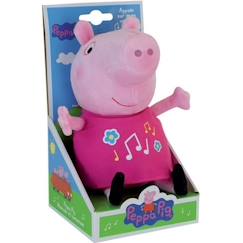 Jouet-Jemini PEPPA PIG Peluche 25cm musicale & lumineuse