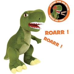 -Jemini les jeminosaures peluche dinosaure sonore et lumineuse tyrannosaur trex +/- 32cm