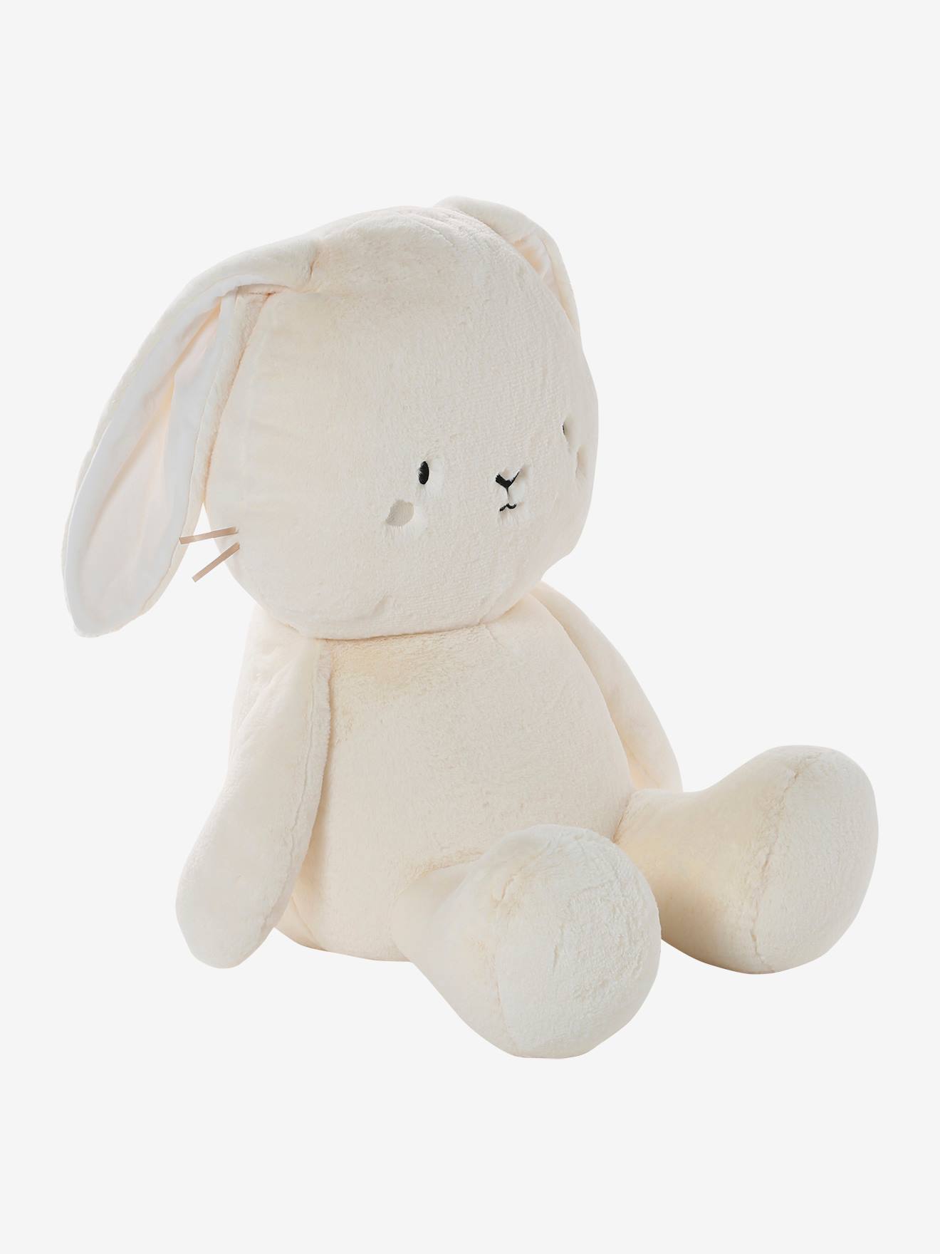 Peluche géante lapin 63 cm blanc (Vertbaudet) - Image 2
