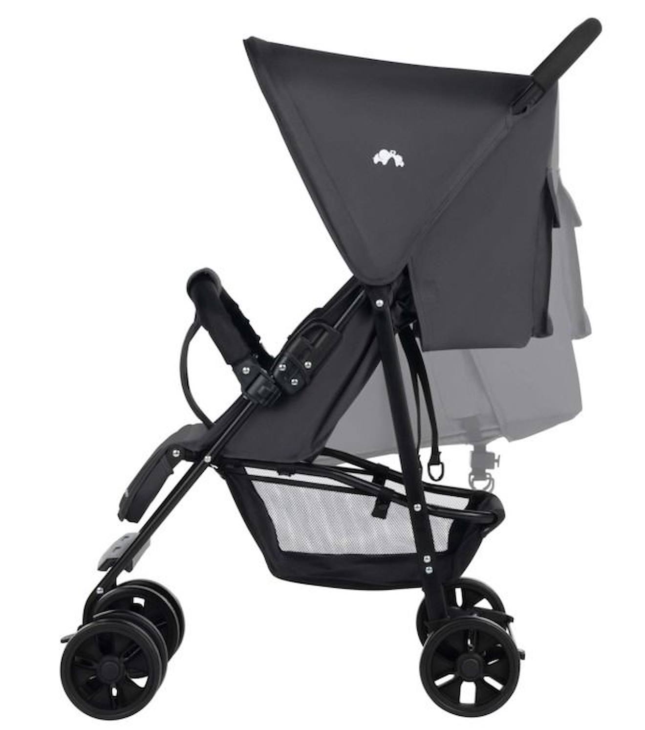 BEBECONFORT FOGGY Poussette canne compacte legere des la naissance jusqu a 15 kg position allongee Mineral Graphite gris Bebe Confort