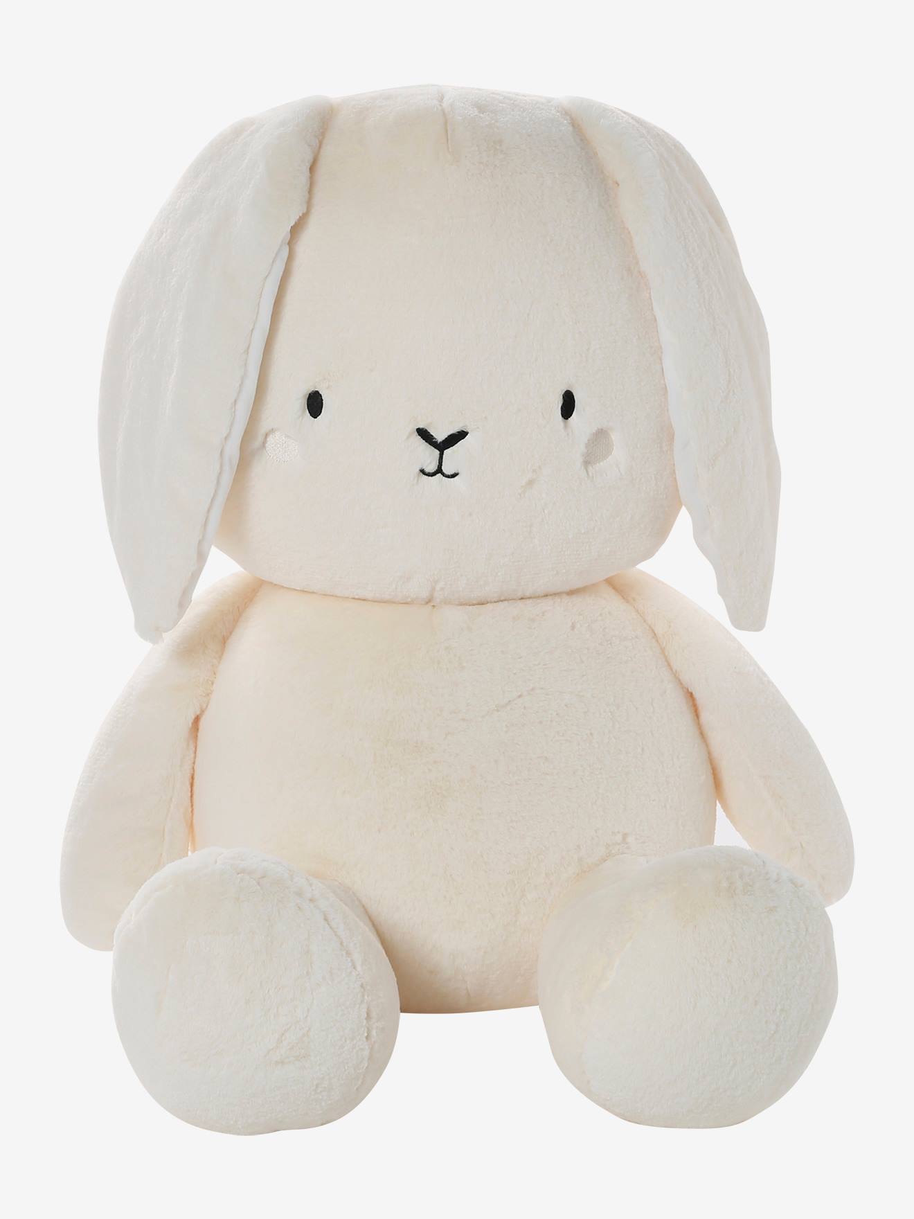Peluche géante lapin 63 cm blanc (Vertbaudet) - Image 1