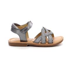 Chaussures-Chaussures fille 23-38-MOD 8 Sandales Caweave gris