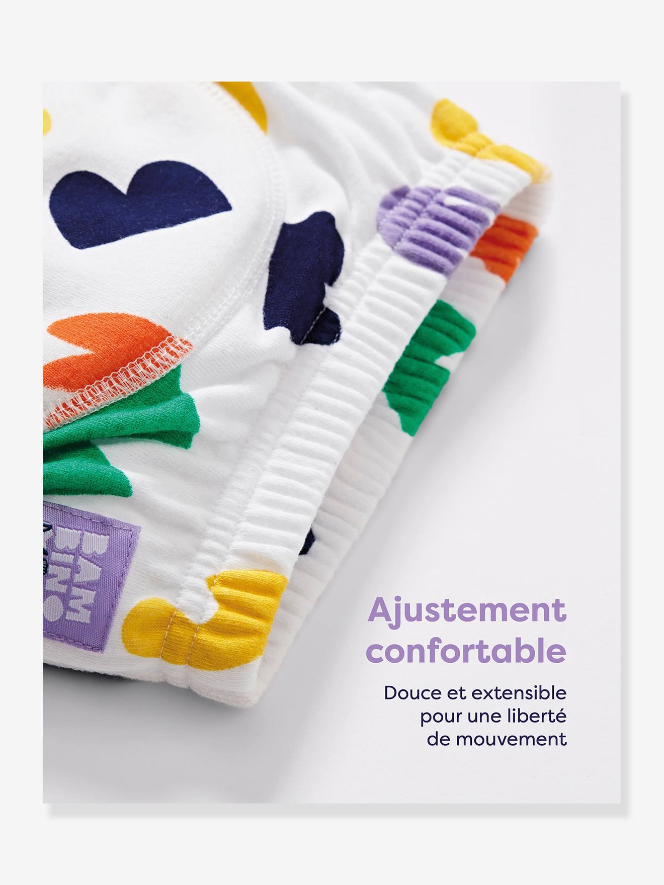 Culottes D'Apprentissage Propreté 6 Pack - Coton Lavable - Taille S/M/L - Pour Bébé 0-3 Ans