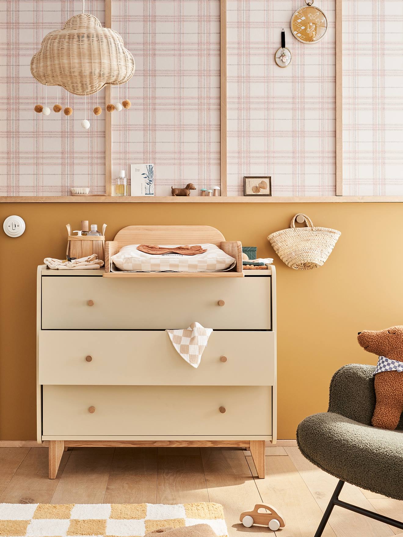 Commode enfant LIGNE FJORD ficelle