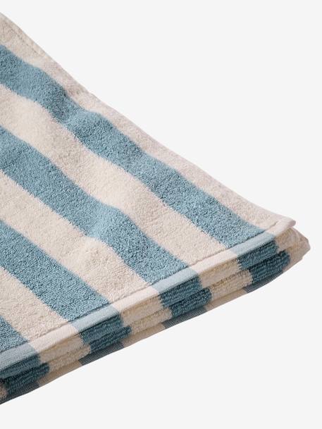 Serviette de bain rayée TRANSAT personnalisable, avec coton recyclé rayé bleu+rayé jaune+rayé rose 8 - vertbaudet enfant 