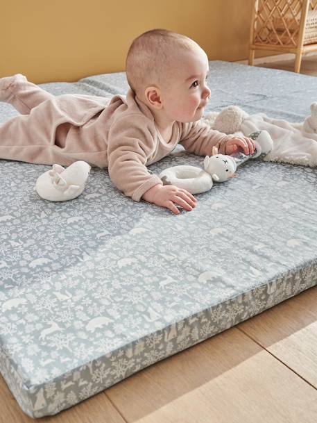Vertbaudet - Tapis de motricité pliable et déhoussable dans les bois