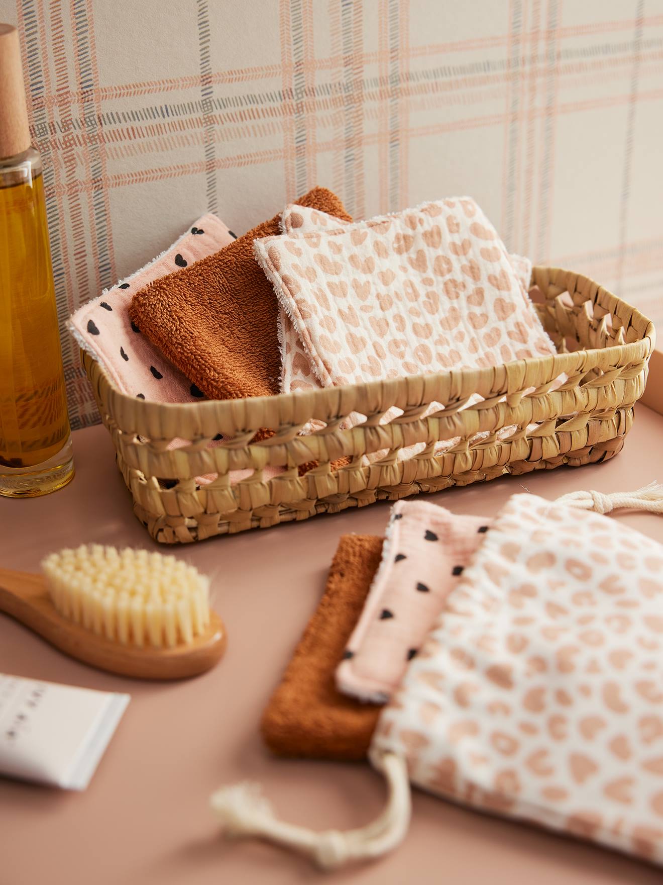 Lot 6 lingettes lavables lovely leo (Vertbaudet) - Couverture