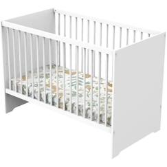 -Lit bébé - 120 x 60 cm - Babyprice First - En bois blanc