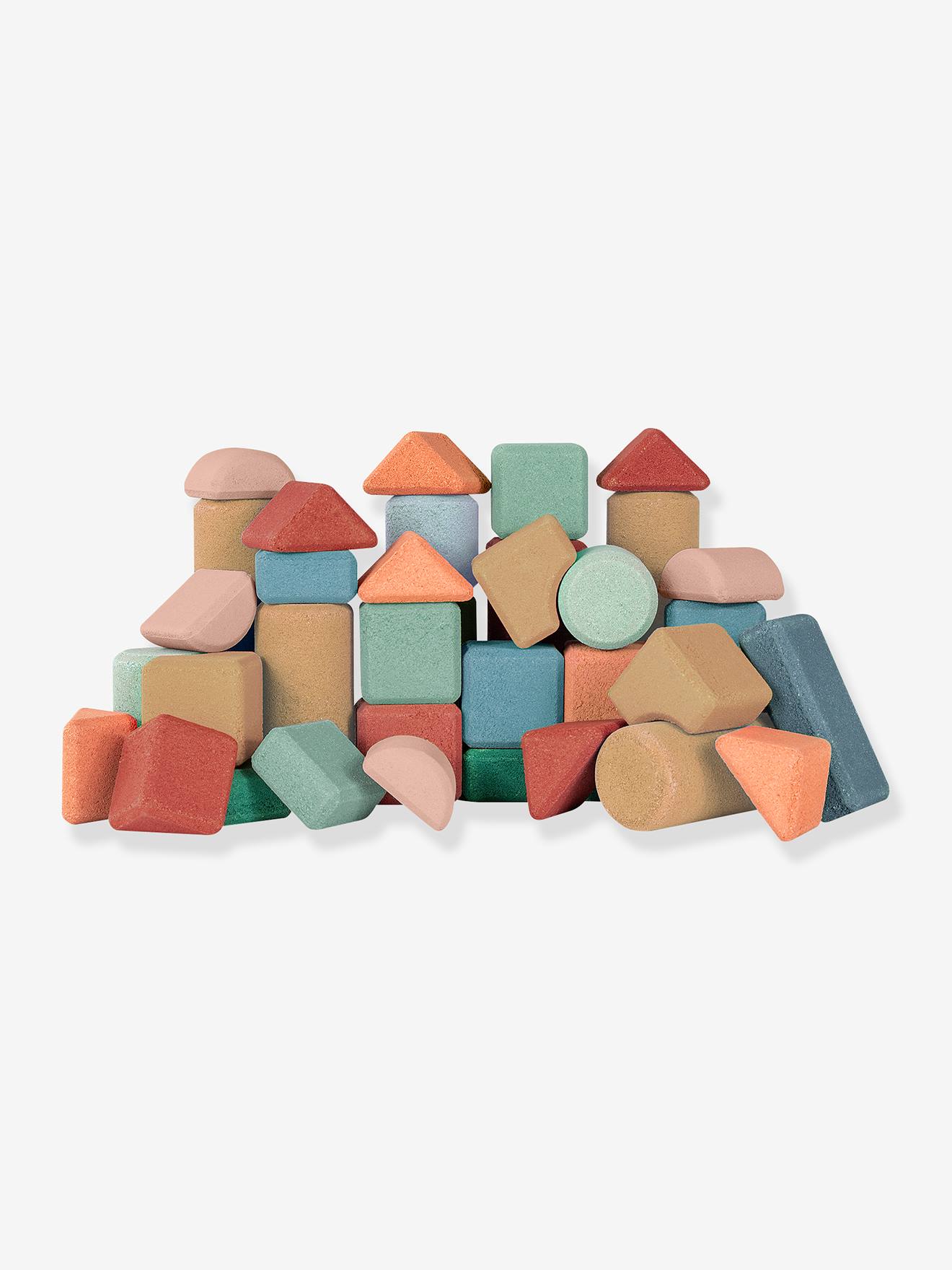 Coffret de blocs de construction 40 pièces - multicolore