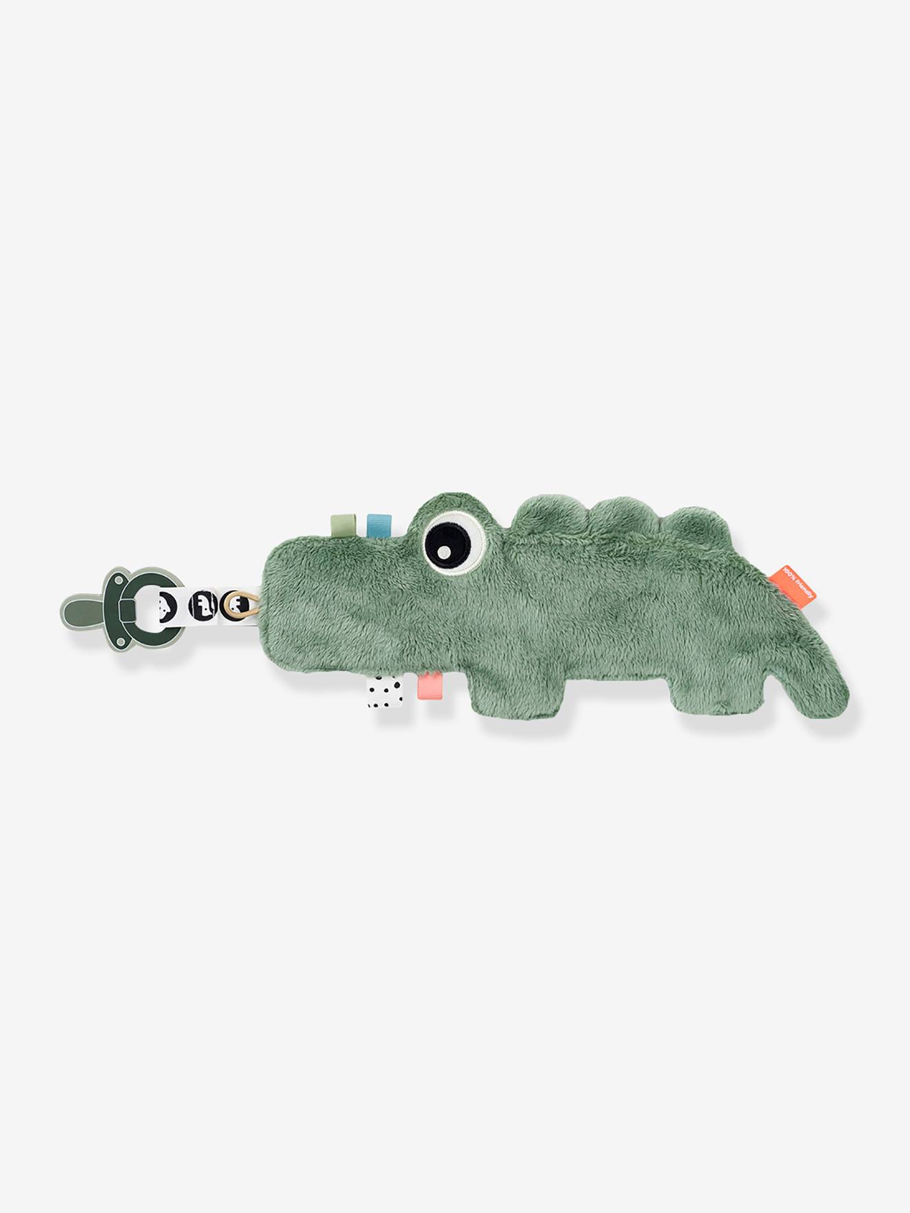 Doudou attache-sucette Croco vert (Done by deer) - Image 1