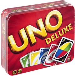 Jouet-Mattel Games - Uno Deluxe - Jeu de Cartes Famille - 7 ans et + K0888