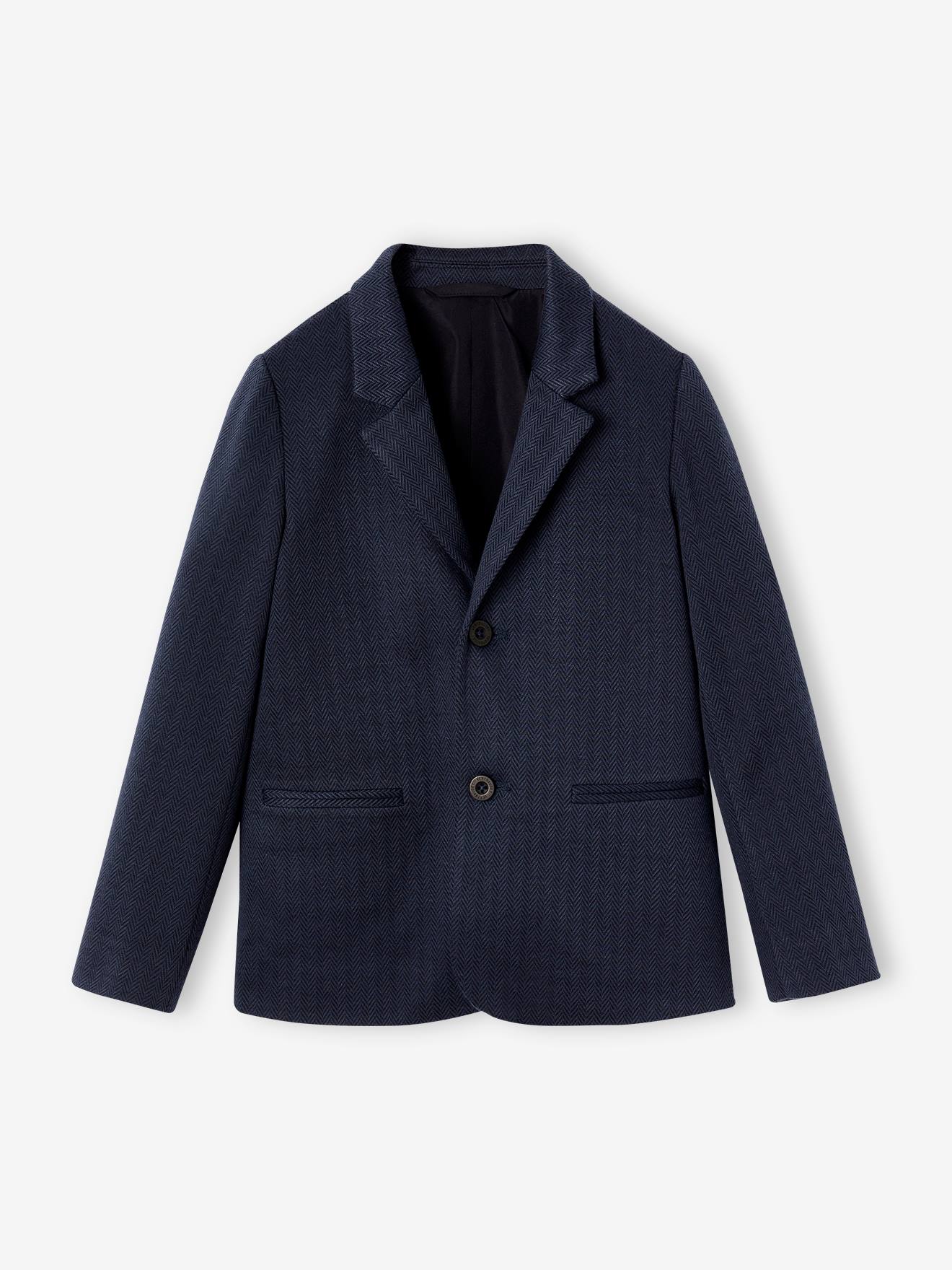 Veste chevrons garçon marine