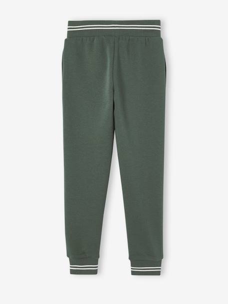 Pantalon garçon jogging sport en molleton lichen+marine 5 - vertbaudet enfant 