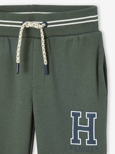 Pantalon garçon jogging sport en molleton lichen+marine 6 - vertbaudet enfant 