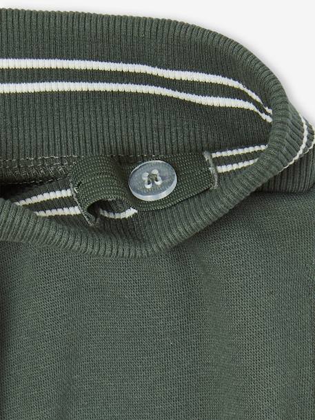 Pantalon garçon jogging sport en molleton lichen+marine 7 - vertbaudet enfant 