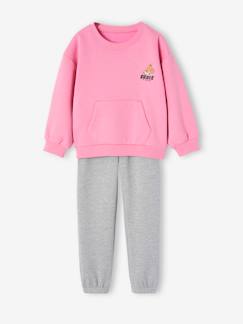 -Ensemble sport sweat + jogging en molleton fille