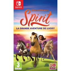 Jouet-Jeux vidéos et jeux d'arcade-Dreamworks SPIRIT - La Grande Aventure de Lucky Jeu Switch