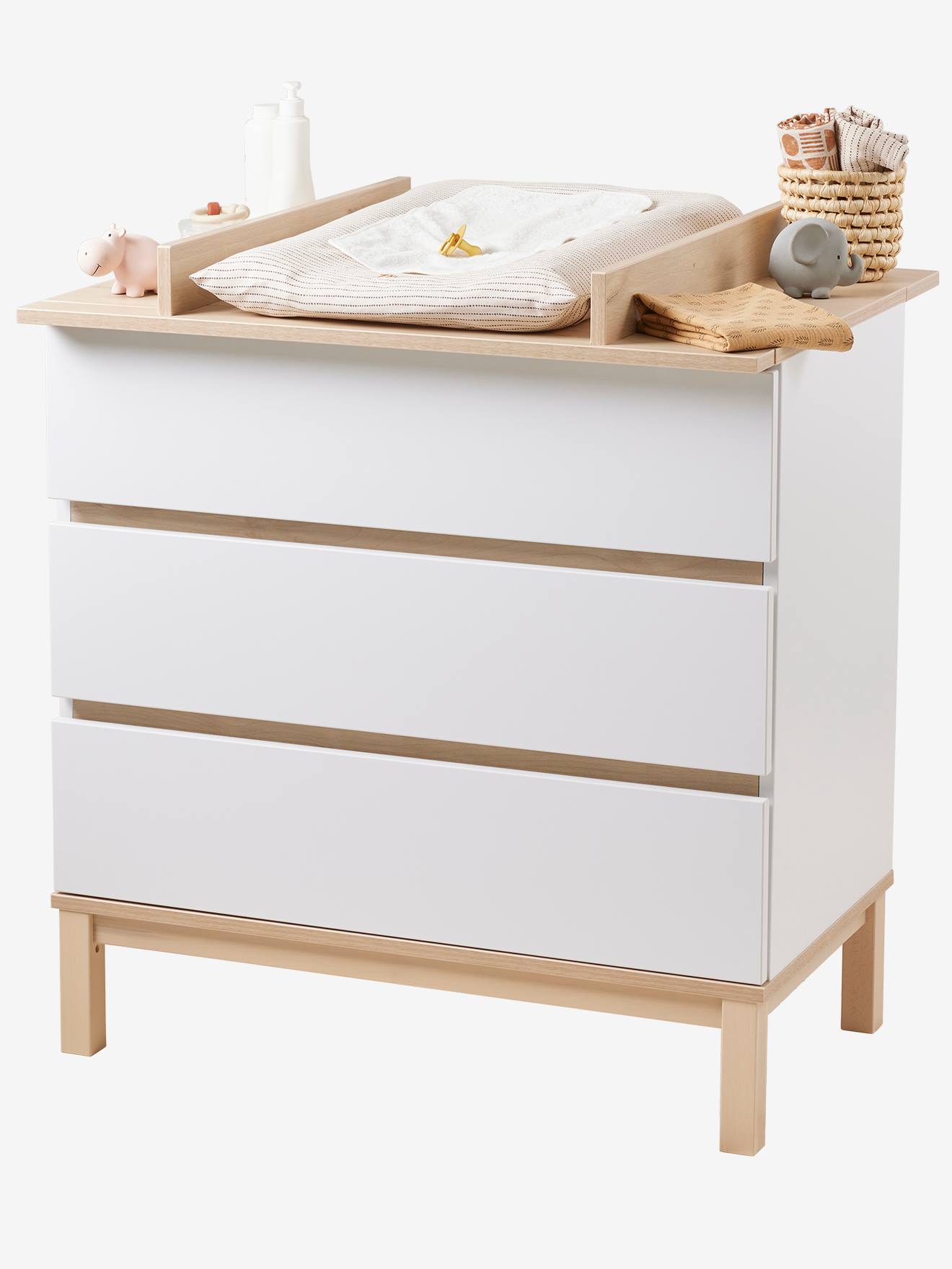 Commode à langer LIGNE COMETE blanc